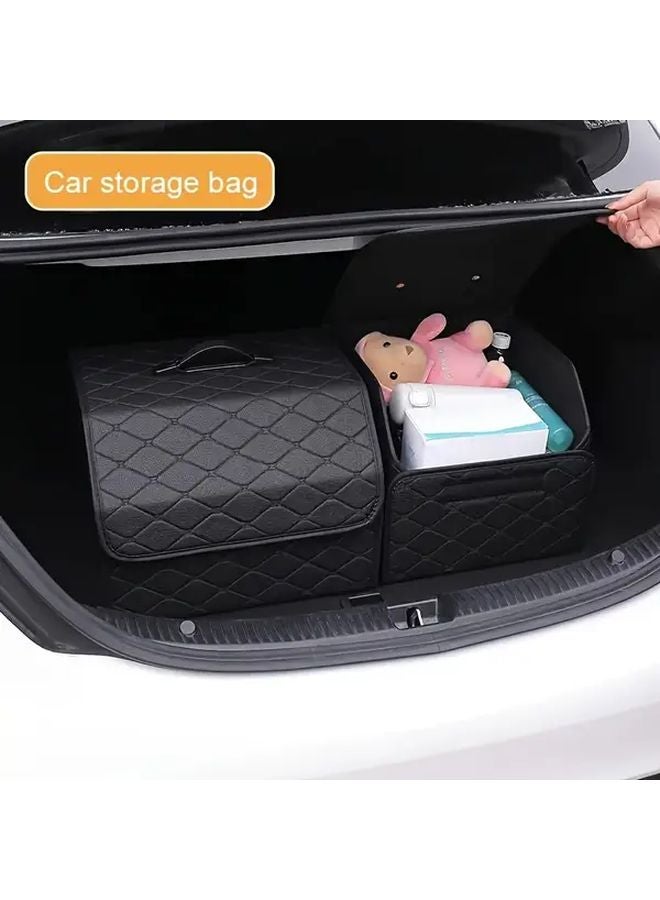 Collapsible Car Trunk Organizer Box Foldable Storage 21 6x11 8x11 8in Large Durable Black - Image 5